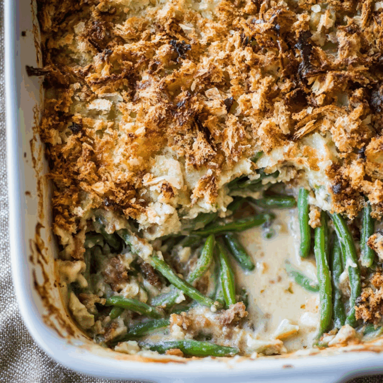 Homemade Green Bean Casserole