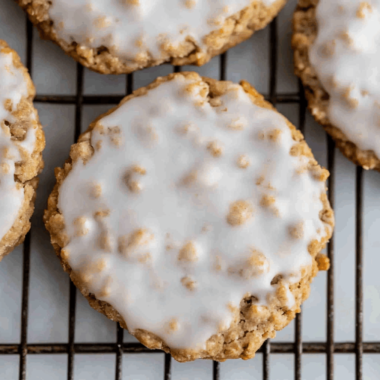 Iced oatmeal cookies – Crumbl copycat