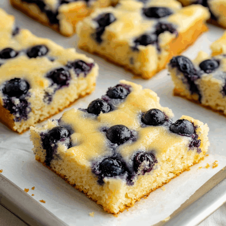 Lemon Blueberry Sheet Cake