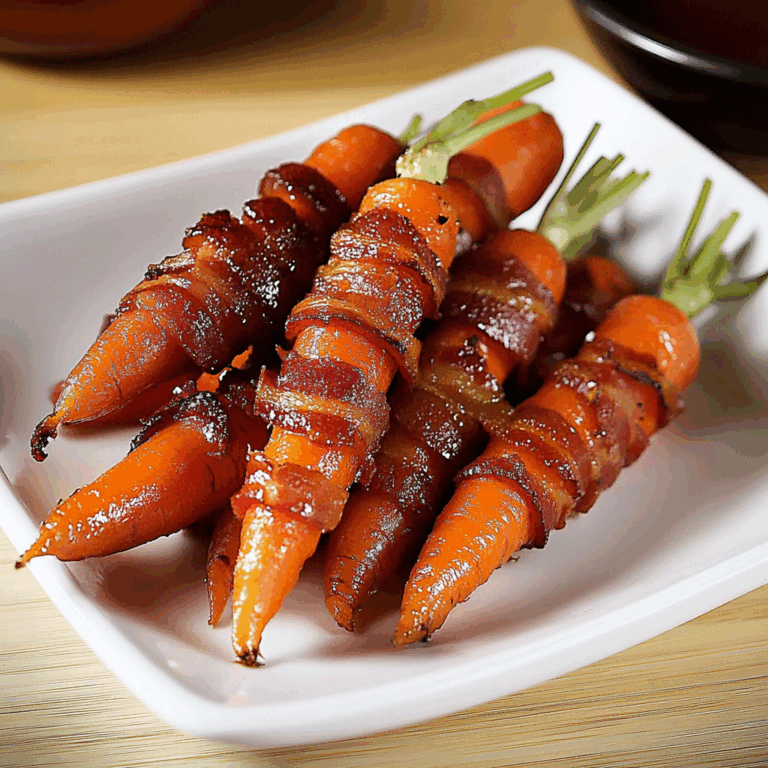 Maple Bacon Carrots