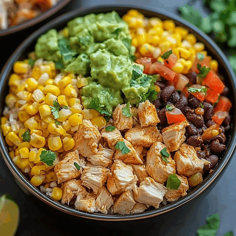 One Pan Chicken Burrito Bowl
