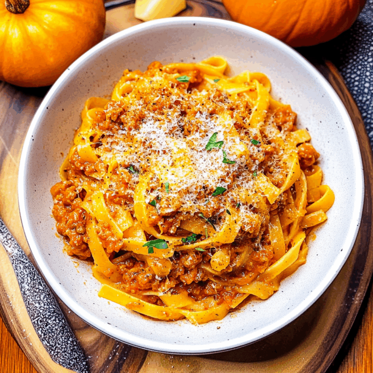 Pumpkin Bolognese