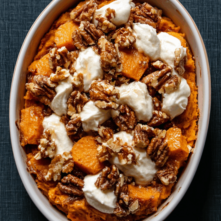 Southern Maple Sweet Potato Casserole