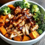 BBQ Chicken & Roasted Sweet Potato Bowls Recipe