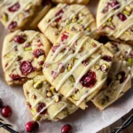 Cranberry Pistachio Shortbread Cookies: The Holiday Cookie That Actually Looks Fancy