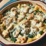Creamy Chicken and Spinach Casserole