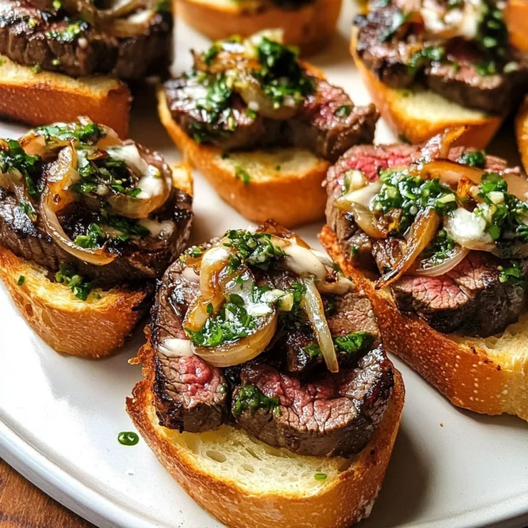 Irresistibly Delicious Steak Crostini