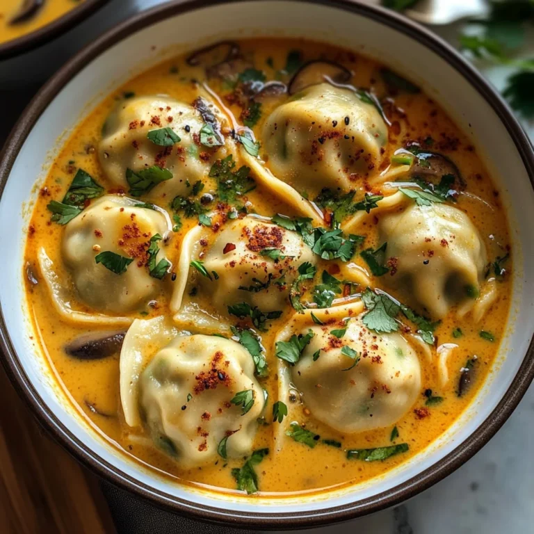 Quick Coconut Curry Soup with Dumplings