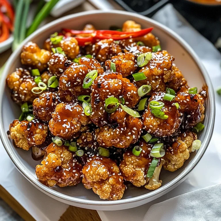 Sticky Sesame Cauliflower