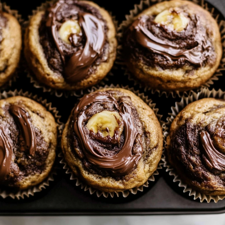 Nutella Banana Muffins